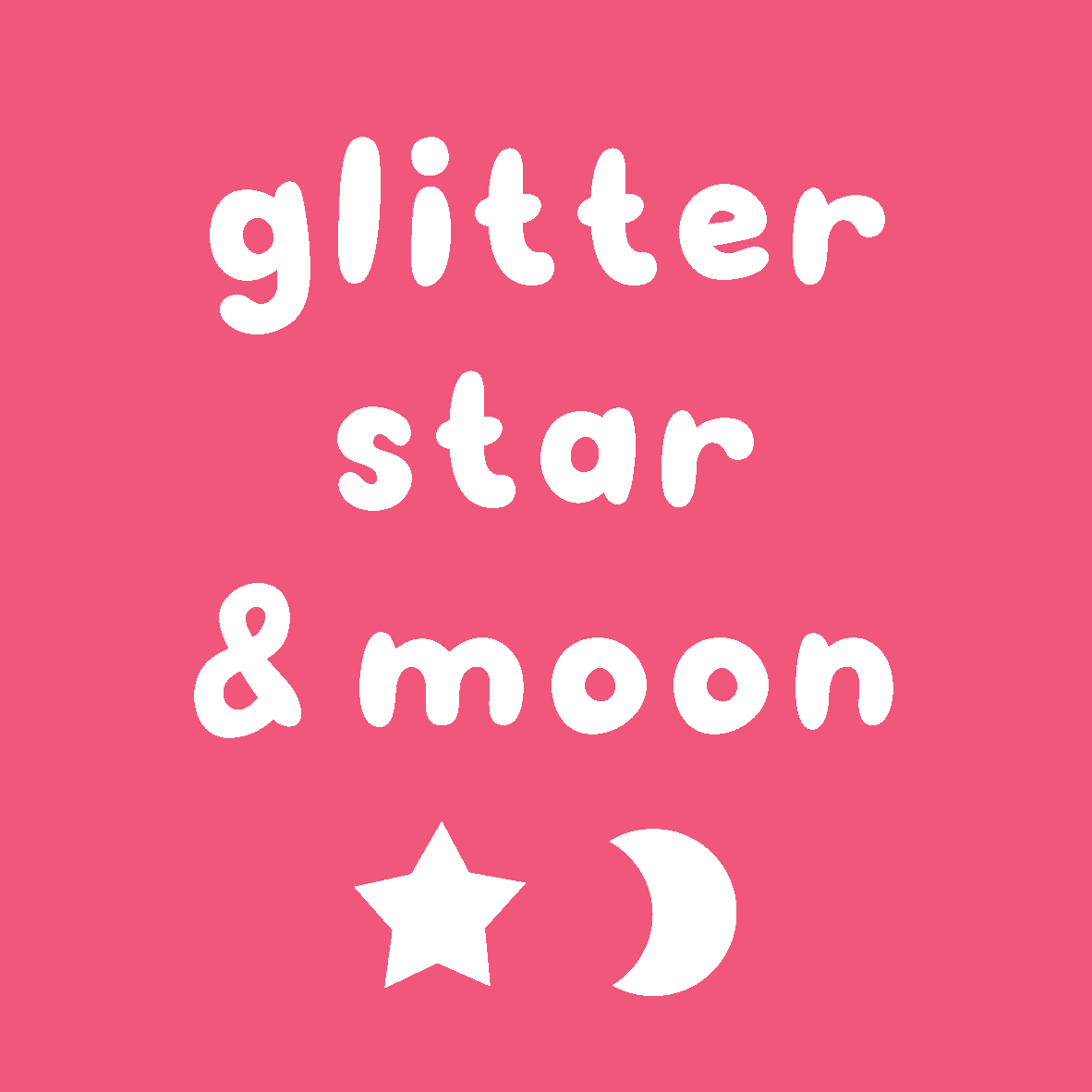 Cosmic Glitter Celestial Star & Moon Earring Studs