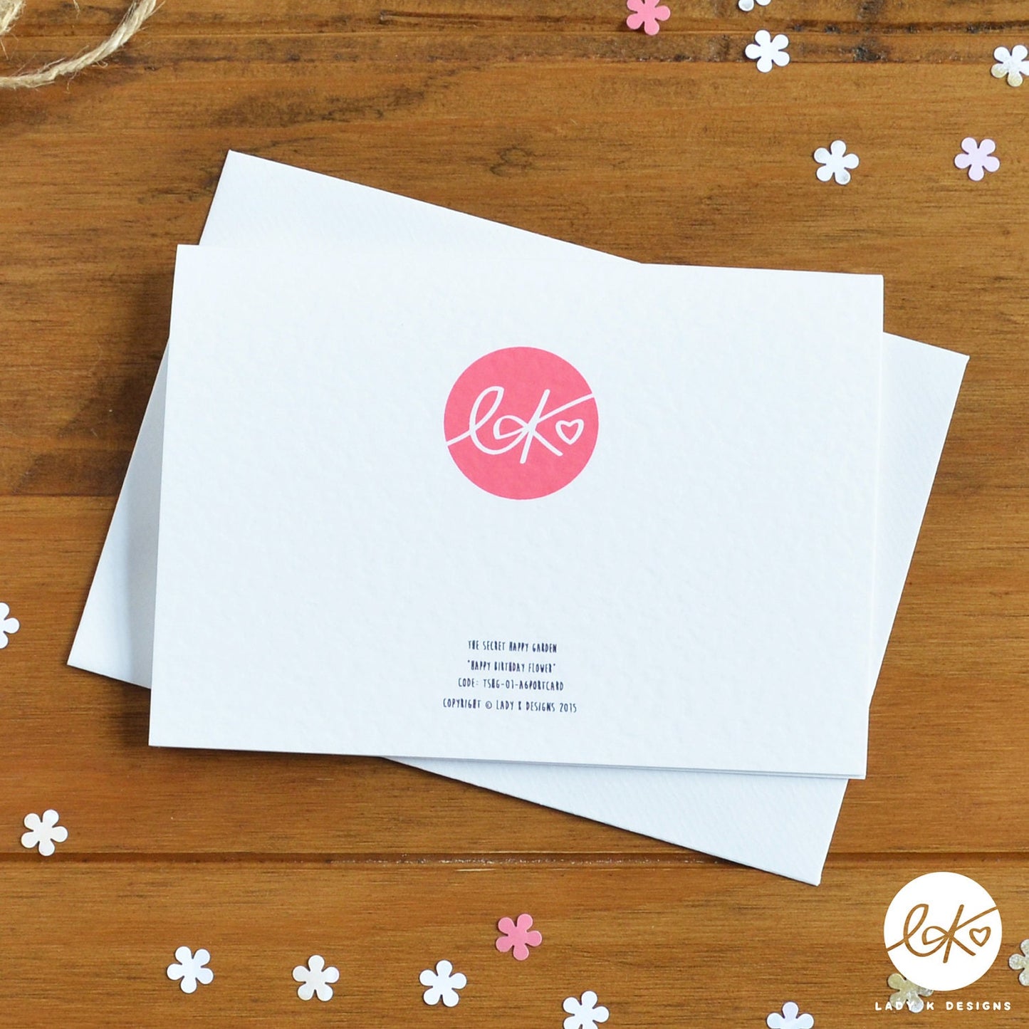 "Happy Birthday Flower" Cute Celebration Card