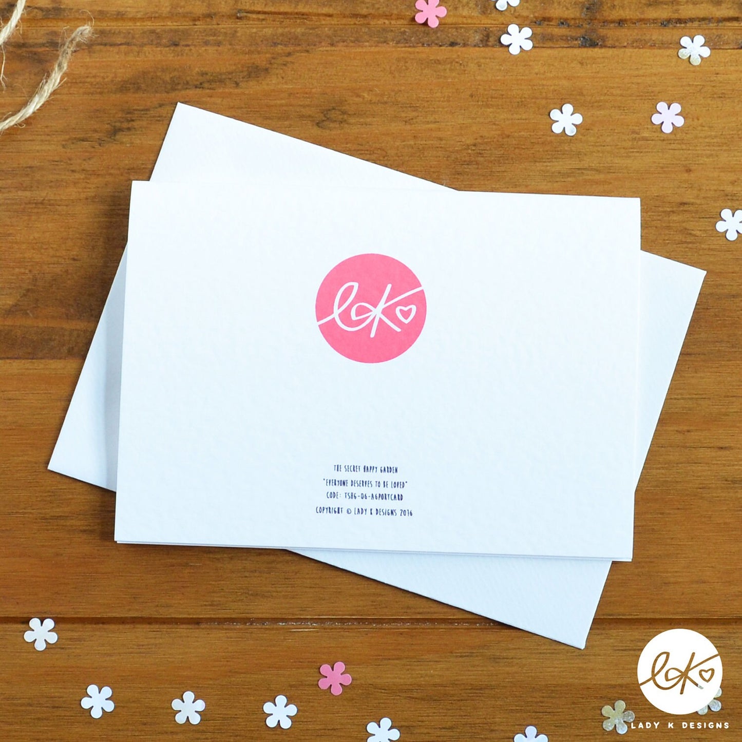 "Everyone Deserves To Be Loved" Cute Card