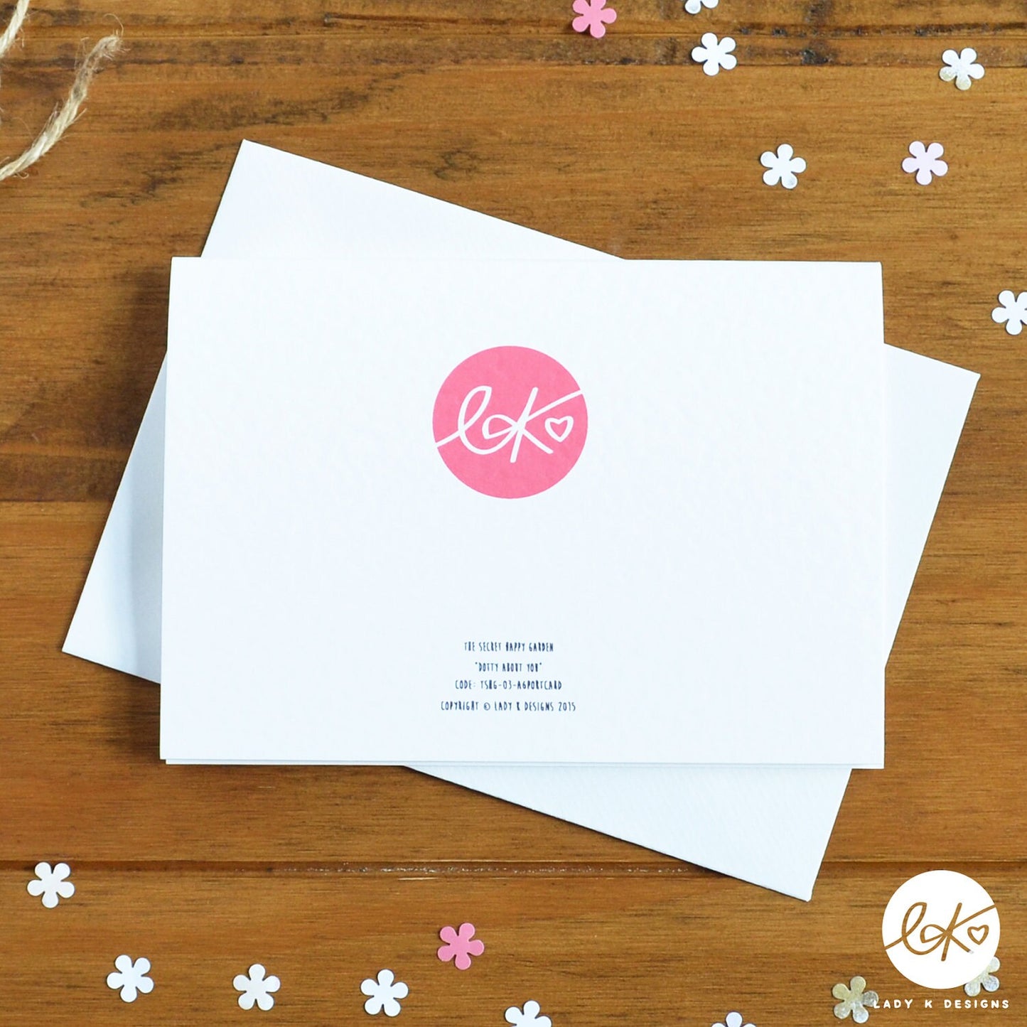 "I'm Dotty About You" Cute Love Card