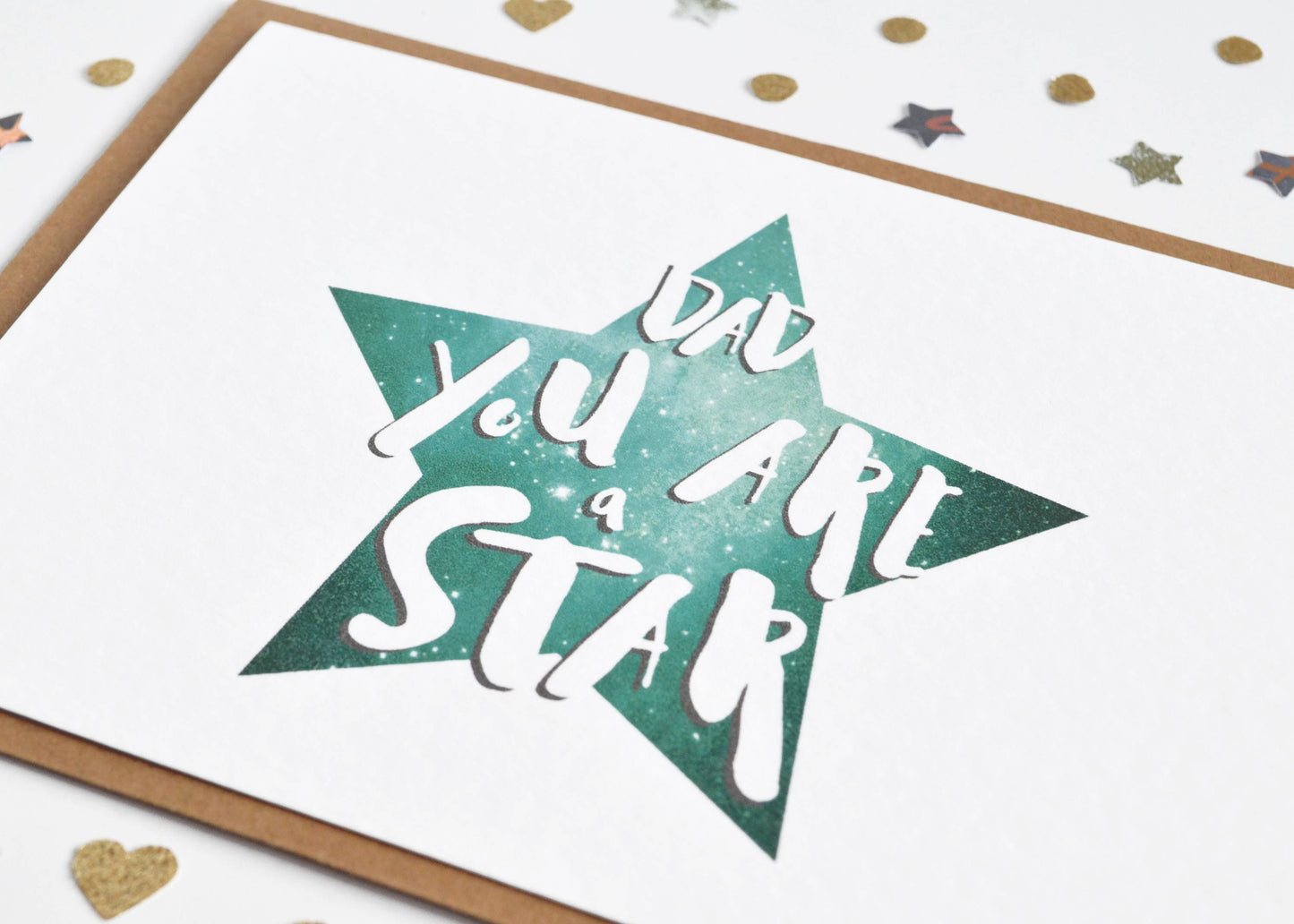 "Dad, You Are A Star" Celestial Celebration Card