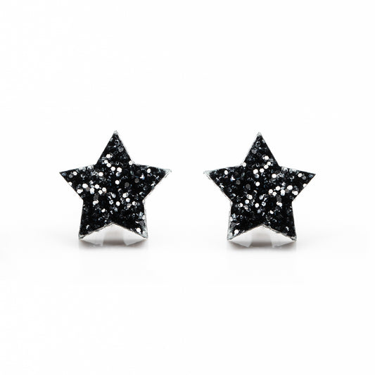 Cosmic Glitter Celestial Stars Earring Studs