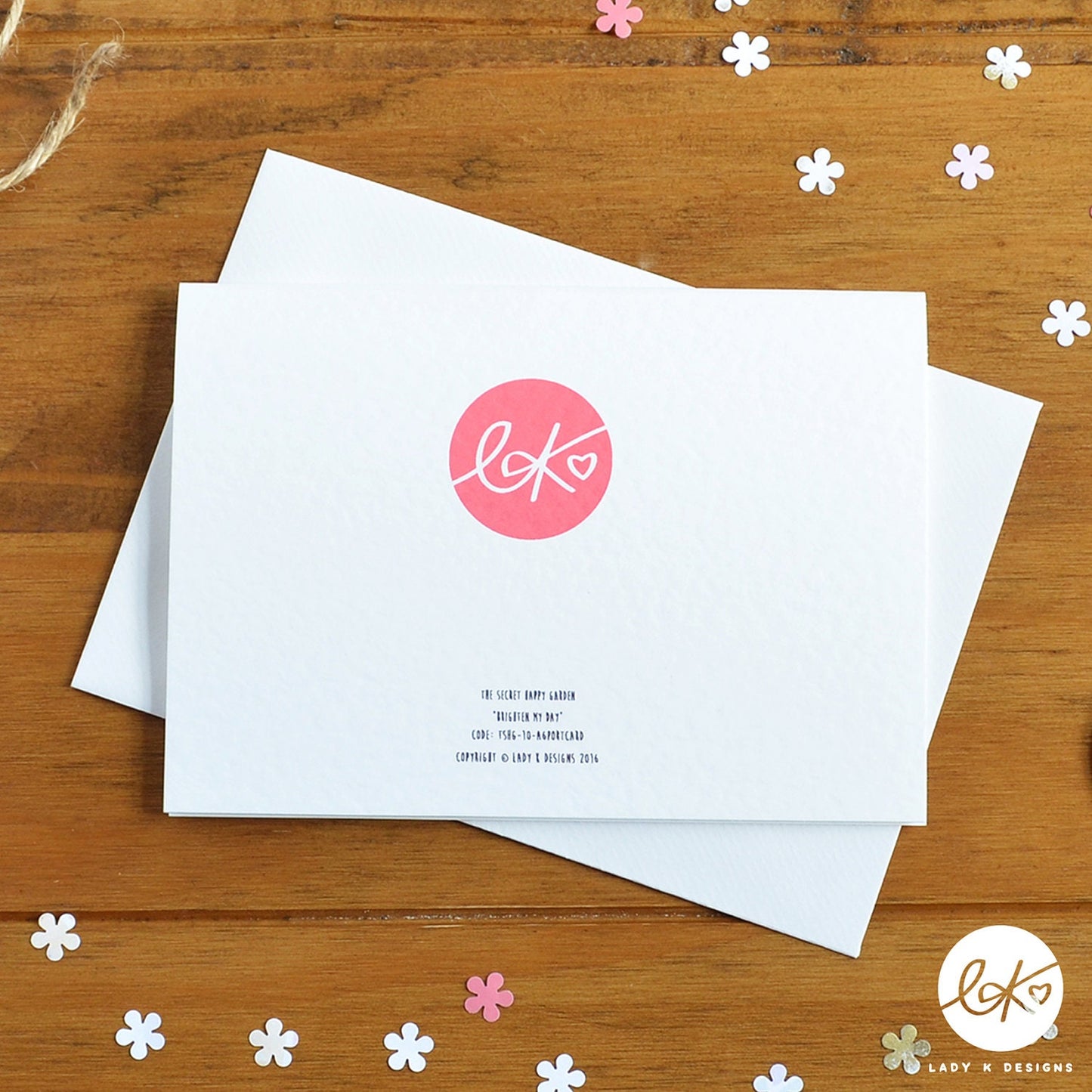 "You Brighten Up My Day" Cute Happy Flower Card